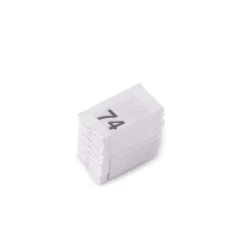 Etichete de mărime pentru haine - Alb (1 Buchet)