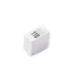 Etichete de mărime pentru haine - Alb (1 Buchet)