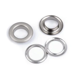 Ocheti metalici  ø16 mm - Nichel (10 Perechi)