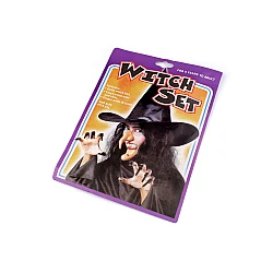 Set de carnaval - vrăjitoare - Negru (1 Set)