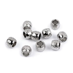 Terminatii snur ø5,5 mm - Platinum (10 Bucăți)