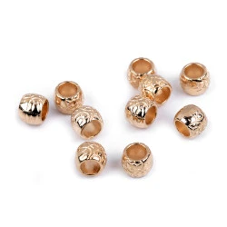 Terminatii snur ø5,5 mm - Auriu deschis (10 Bucăți)