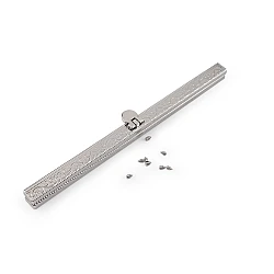 Ramă poșetă / portofel, 19 cm - Nichel (1 Bucată)