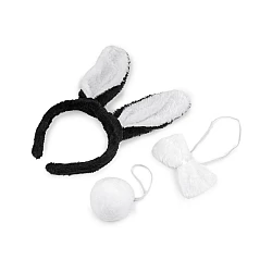 Set de carnaval - iepure - Alb (1 Set)