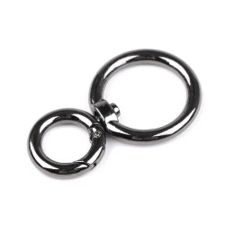 Carabina metalica 25 mm - Nichel negru (1 Bucată)