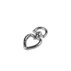 Carabina metalica inima 15 mm - Nichel (1 Bucată)