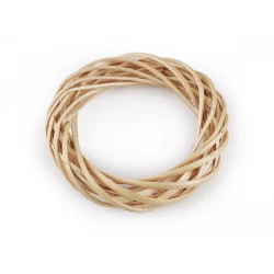 Coroană din răchită ø20 cm - Natural deschis (1 Bucată)