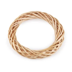 Coroană din răchită ø25 cm - Natur (1 Bucată)