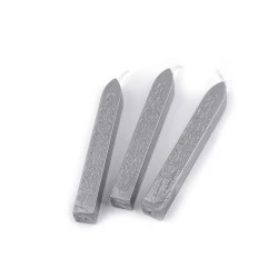 Ceară sigiliu 3 buc - Argintiu (3 Bucăți)