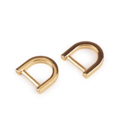Inel tip d pentru pentru genți  15 mm - Auriu rose (2 Bucăți)