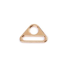 Catarama / accesoriu confectii triunghi 25 mm - Auriu clasic (2 Bucăți)