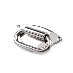 Catarama design pentru genți de mână, lățime 30 mm - Nichel (10 Seturi)