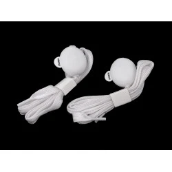 Sireturi cu lumina led lungime 120 cm - Alb (1 Pereche)