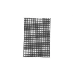 Plasa din plastic broderie 20,2x30,4 cm - Negru (1 Bucată)