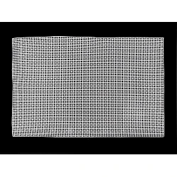Plasa din plastic broderie 32,8x50,5 cm - Negru (1 Bucată)