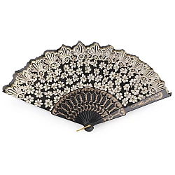 Evantai textil cu sclipici - Model aleatoriu (1 Bucată)