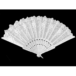 Evantai textil cu sclipici - Model aleatoriu (1 Bucată)