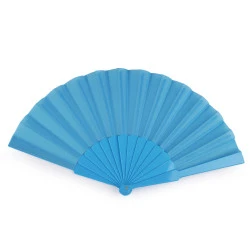 Evantai textil - Albastru azur (1 Bucată)