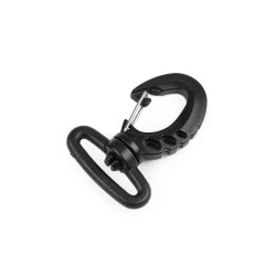 Carabină din plastic 25; 30; 40; 50 mm - Negru (1 Bucată)