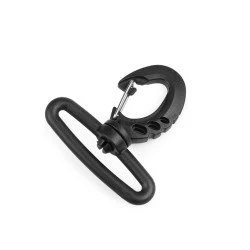 Carabină din plastic 25; 30; 40; 50 mm - Negru (1 Bucată)