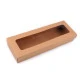 Cutie cu fereastră - Maro natural (5 Bucăți)