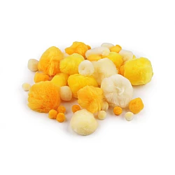 Pompoane mix de dimensiuni - Orange-yellow (1 Sac)