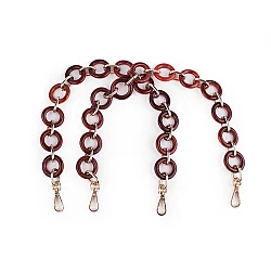 Toarta pentru geanti cu carabinine lungime 50 cm - Red-brown (2 Bucăți)