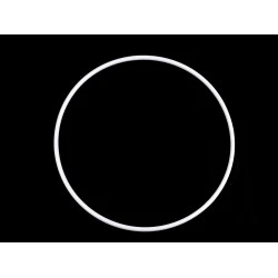 Cerc plastic ø21; 26 cm - Alb (1 Bucată)