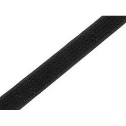 Velcro / arici - puf și scai pe o singura bandă 20 mm - Negru (1 Metru)