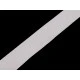 Velcro / arici - puf și scai pe o singura bandă 30 mm - Alb (1 Metru)