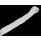 Velcro / arici - puf și scai pe o singura bandă 30 mm - Alb (1 Metru)