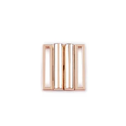 Închizătoare confectii textile latime 30 mm - Auriu rose (1 Pereche)