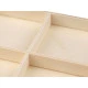 Cutie din lemn / organizator - Natural deschis (1 Bucată)