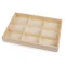 Cutie / organizator din lemn cu capac glisant - Natural deschis (1 Bucată) Cutie / organizator din lemn cu capac glisant - Natural deschis (1 Bucată)