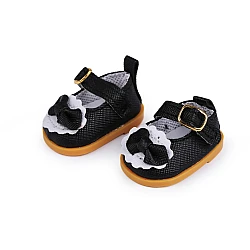 Pantofi pentru păpușă - Negru (1 Pereche)