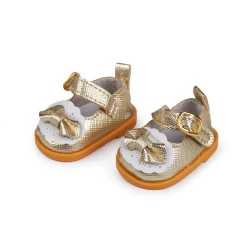 Pantofi pentru păpușă - Auriu deschis (1 Pereche)