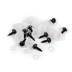 Ochi pentru jucării cu dispozitiv de siguranță ø10 mm - Crem deschis (10 Seturi)