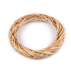 Coroană de răchită ø30 cm - Natural deschis (1 Bucată)