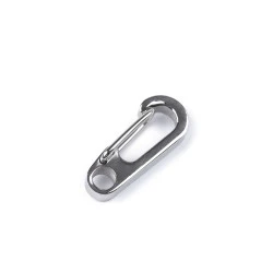 Carabină din oțel inoxidabil 3; 4 mm - Platinum (10 Bucăți)