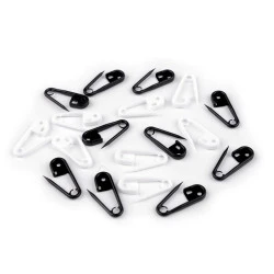 Ace de siguranță pentru tricotat 8x24 mm - Negru (1000 Bucăți)