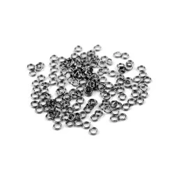 Inele chei ø4 mm - Nichel negru (20 Grame)