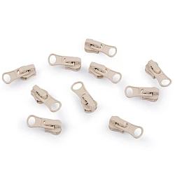 Coursor pentru fermoare plastic nr 3 - Bej (10 Bucăți)