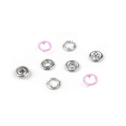 Capse metalice roland baby ø10 mm - Roz deschis (2000 Seturi)