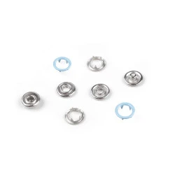 Capse metalice roland baby ø10 mm - Albastru deschis (2000 Seturi)