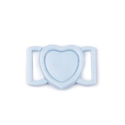 Închizătoare sutien 20 mm - Albastru deschis (10 Perechi)