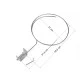 Accesoriu pentru introducerea snururilor si elasticelor - Nichel (3 Bucăți) Accesoriu pentru introducerea snururilor si elasticelor - Nichel (3 Bucăți)