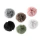 Pompon din blană cu buclă ø11 cm - Off white (1 Bucată)