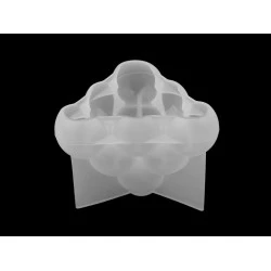 Formă din silicon pentru lumânări - Alb (1 Bucată)