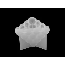 Formă din silicon pentru lumânări - Alb (1 Bucată)