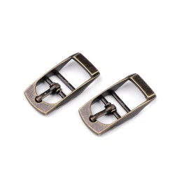 Catarama metalica latime 12 mm - Alamă antică (4 Bucăți)